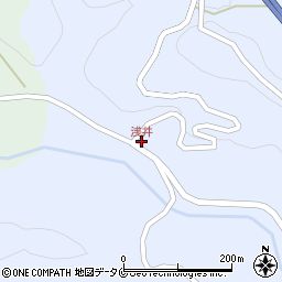 浅井周辺の地図