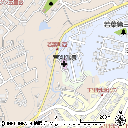 芦刈温泉周辺の地図