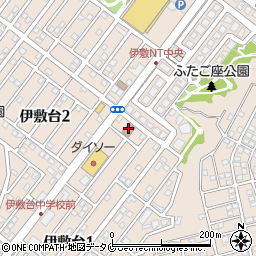 伊敷台福祉館周辺の地図