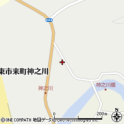 鹿児島県日置市東市来町神之川106周辺の地図