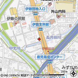 トヨタカローラ鹿児島伊敷店周辺の地図