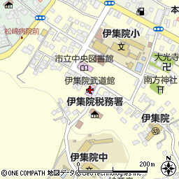 伊集院武道館周辺の地図