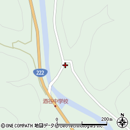 宮崎県日南市酒谷甲83-1周辺の地図