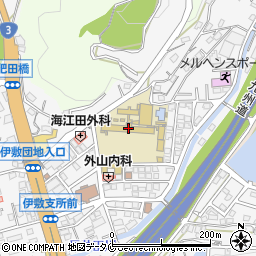 鹿児島市立伊敷小学校周辺の地図