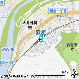 ＪＲ九州飫肥駅周辺の地図