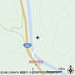 宮崎県日南市酒谷甲83周辺の地図