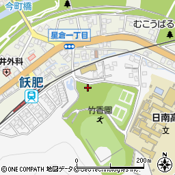 竹香園トイレ周辺の地図