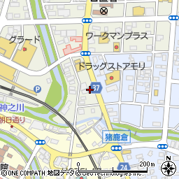 ソフトバンク　伊集院店周辺の地図