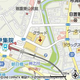 南日本銀行グラード伊集院店共同 ＡＴＭ周辺の地図