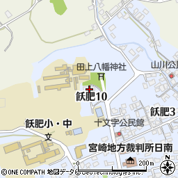 田ノ上八幡神社周辺の地図