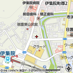 写真のフクモト伊集院店周辺の地図