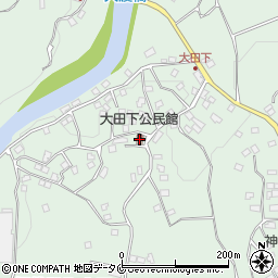 大田下公民館周辺の地図