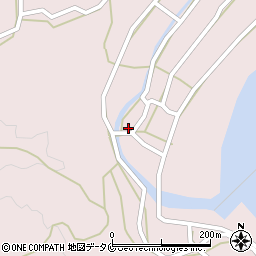 鹿児島県薩摩川内市下甑町手打1966周辺の地図