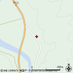 宮崎県日南市酒谷甲262周辺の地図