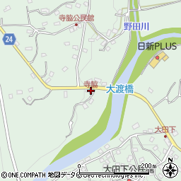 寺脇周辺の地図