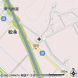 宮崎県日南市松永176周辺の地図