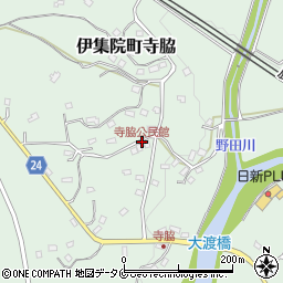 寺脇公民館周辺の地図