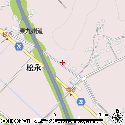 宮崎県日南市松永1458周辺の地図