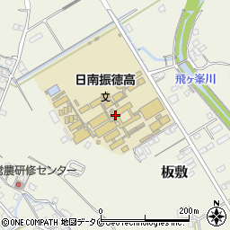 宮崎県日南市板敷410周辺の地図