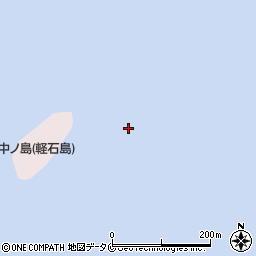 中ノ島周辺の地図