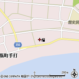 鹿児島県薩摩川内市下甑町手打1087周辺の地図