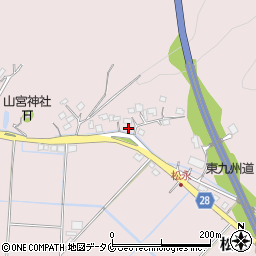 宮崎県日南市松永1300-1周辺の地図