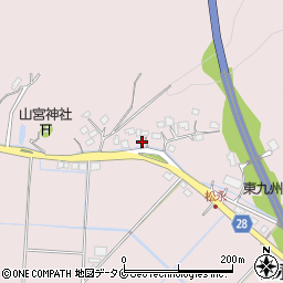 宮崎県日南市松永1297周辺の地図