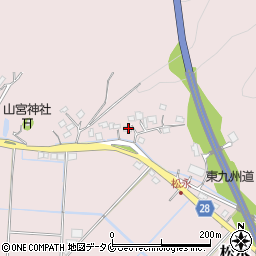 宮崎県日南市松永1300-2周辺の地図