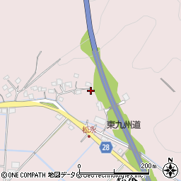 宮崎県日南市松永1335周辺の地図