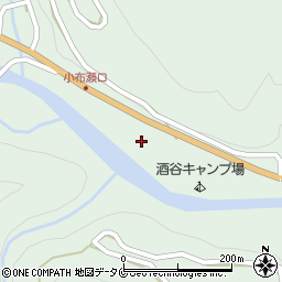 宮崎県日南市酒谷甲3360-1周辺の地図