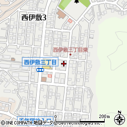 ミドリ薬品伊敷団地店周辺の地図