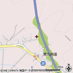 宮崎県日南市松永1331-1周辺の地図