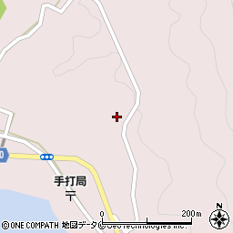 鹿児島県薩摩川内市下甑町手打873周辺の地図