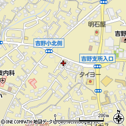 鹿児島吉野郵便局 ＡＴＭ周辺の地図