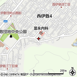 尾曲商店周辺の地図