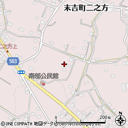 鹿児島県曽於市末吉町二之方2906周辺の地図