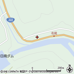 宮崎県日南市酒谷甲1228周辺の地図