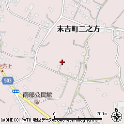 鹿児島県曽於市末吉町二之方2839-1周辺の地図