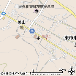 美山自治公民館周辺の地図
