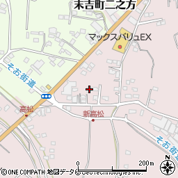 鹿児島県曽於市末吉町二之方6010-5周辺の地図