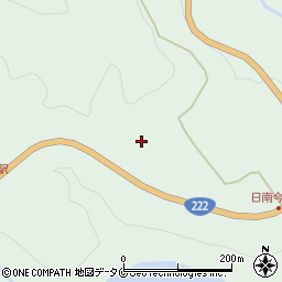 宮崎県日南市酒谷甲1822周辺の地図