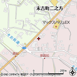 鹿児島県曽於市末吉町二之方6015-20周辺の地図