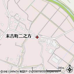 鹿児島県曽於市末吉町二之方2858-8周辺の地図