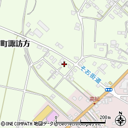 鹿児島県曽於市末吉町諏訪方7948周辺の地図
