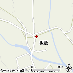 宮崎県日南市板敷1424-3周辺の地図