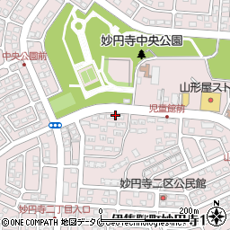 鹿児島県日置市伊集院町妙円寺周辺の地図