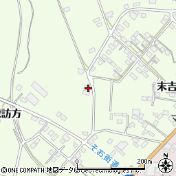 鹿児島県曽於市末吉町諏訪方7870周辺の地図