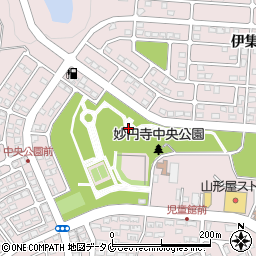 妙円寺団地北口周辺の地図