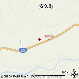 宮崎県都城市安久町3475周辺の地図