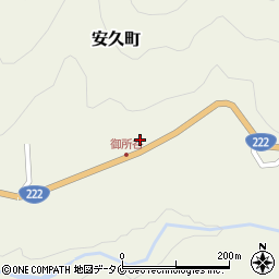 宮崎県都城市安久町3471周辺の地図
